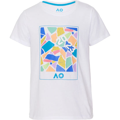 Australian Open Junior Girl Dated Mosaic T-Shirt