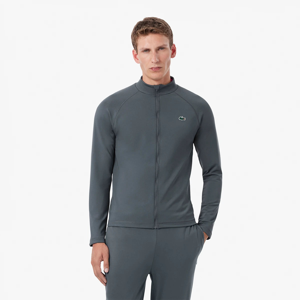 Lacoste Essentials Long Sleeve Full Zip Sweatshirt