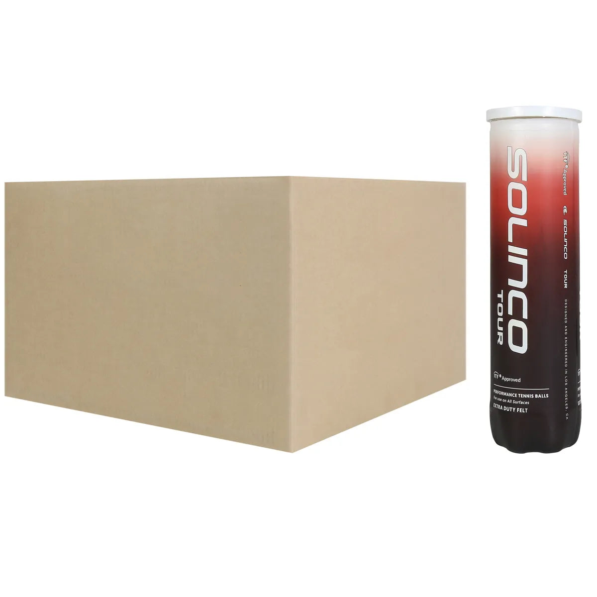 Carton of 24 Tubes of 4 Solinco Balls