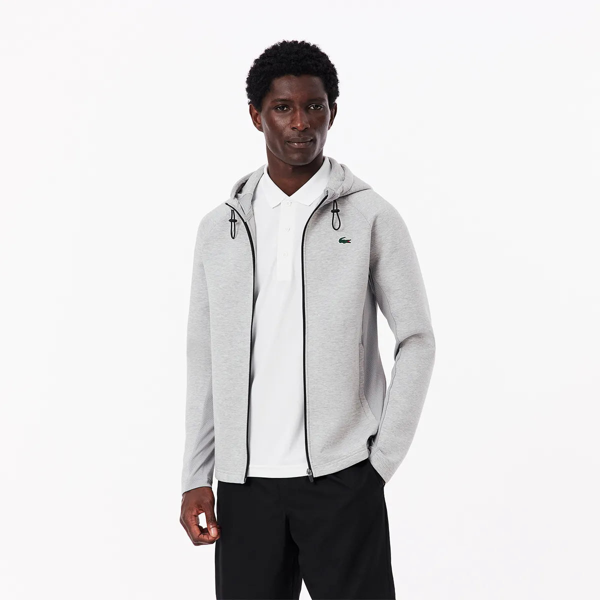 Lacoste Core Performance Fz Mesh Hoody Sweat