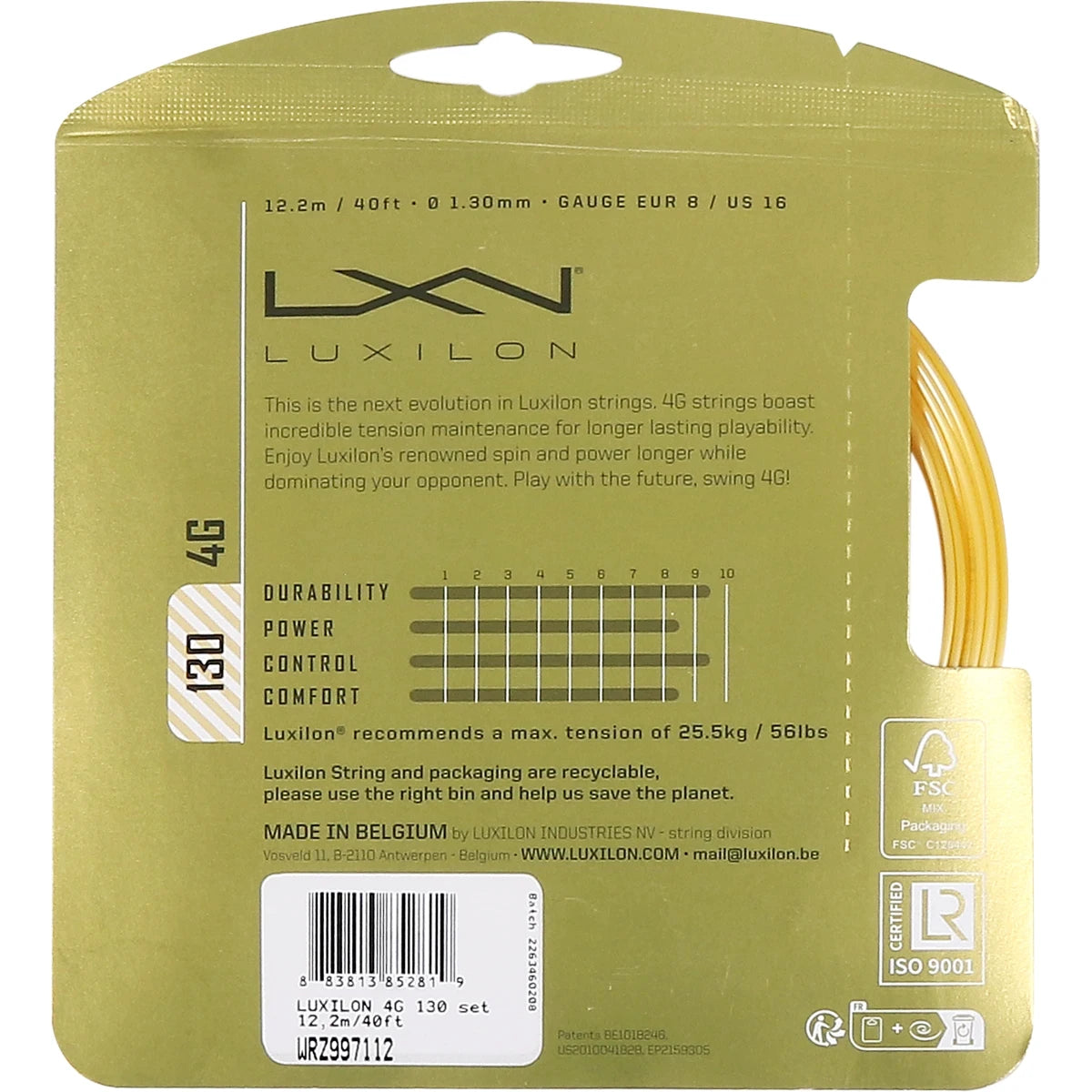 Luxilon 4G String (12.20 Metres)