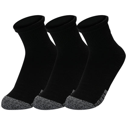 3 Pairs of Under Armour Heatgear Quarter (Ankle) Socks