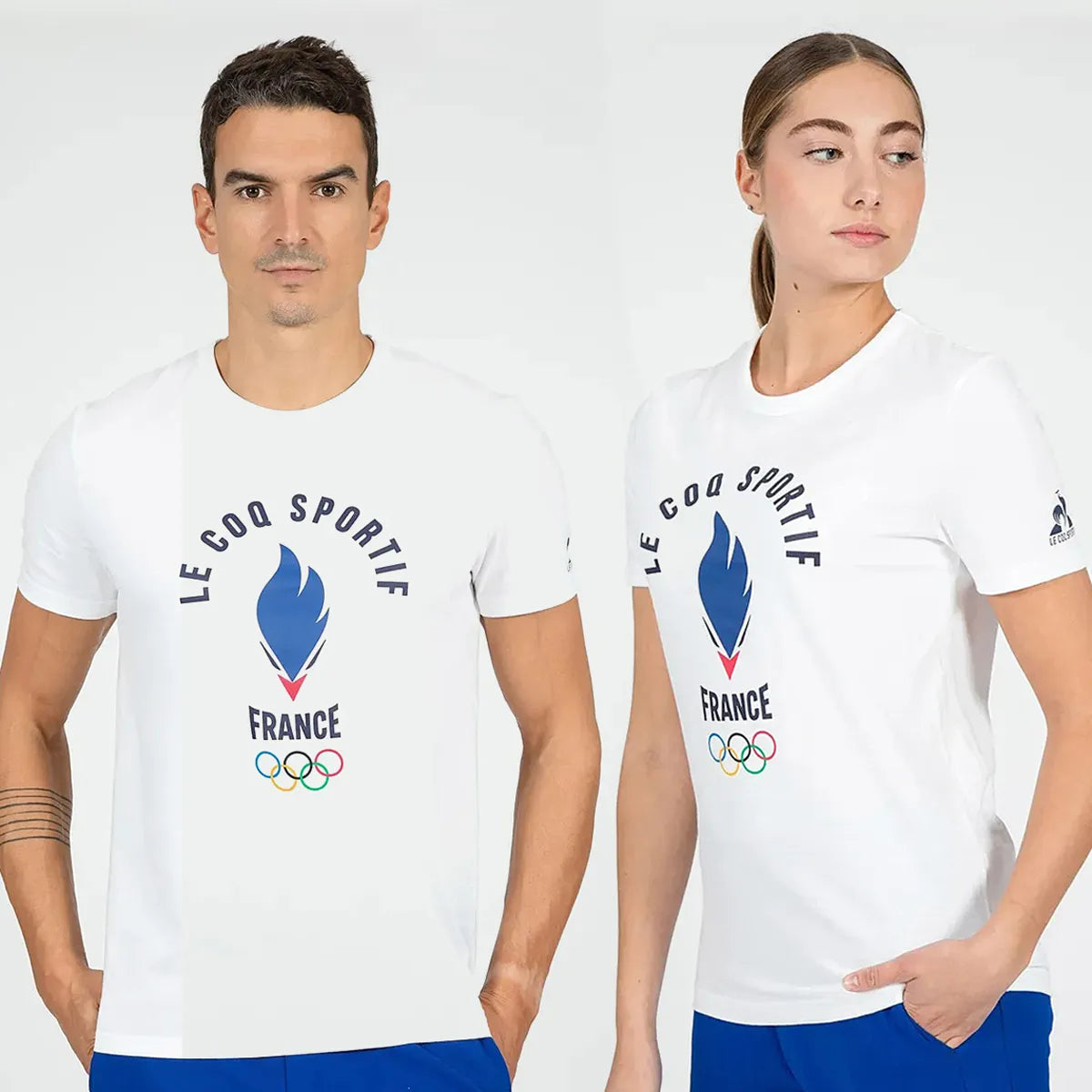 Le Coq Sportif France Olympic Village T-Shirt (1)