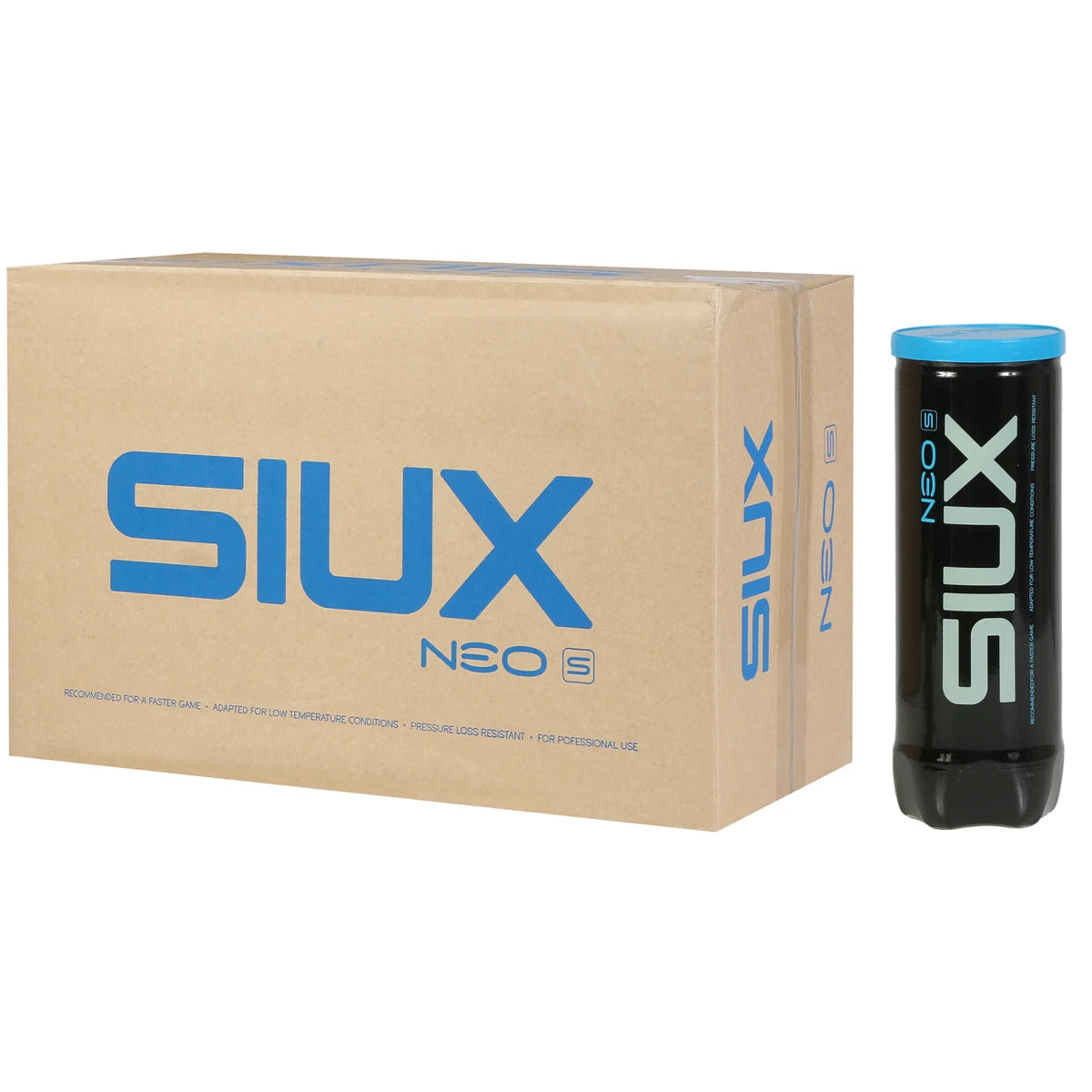 Box of 24 Tubes of 3 Siux Neo Speed Padel Balls