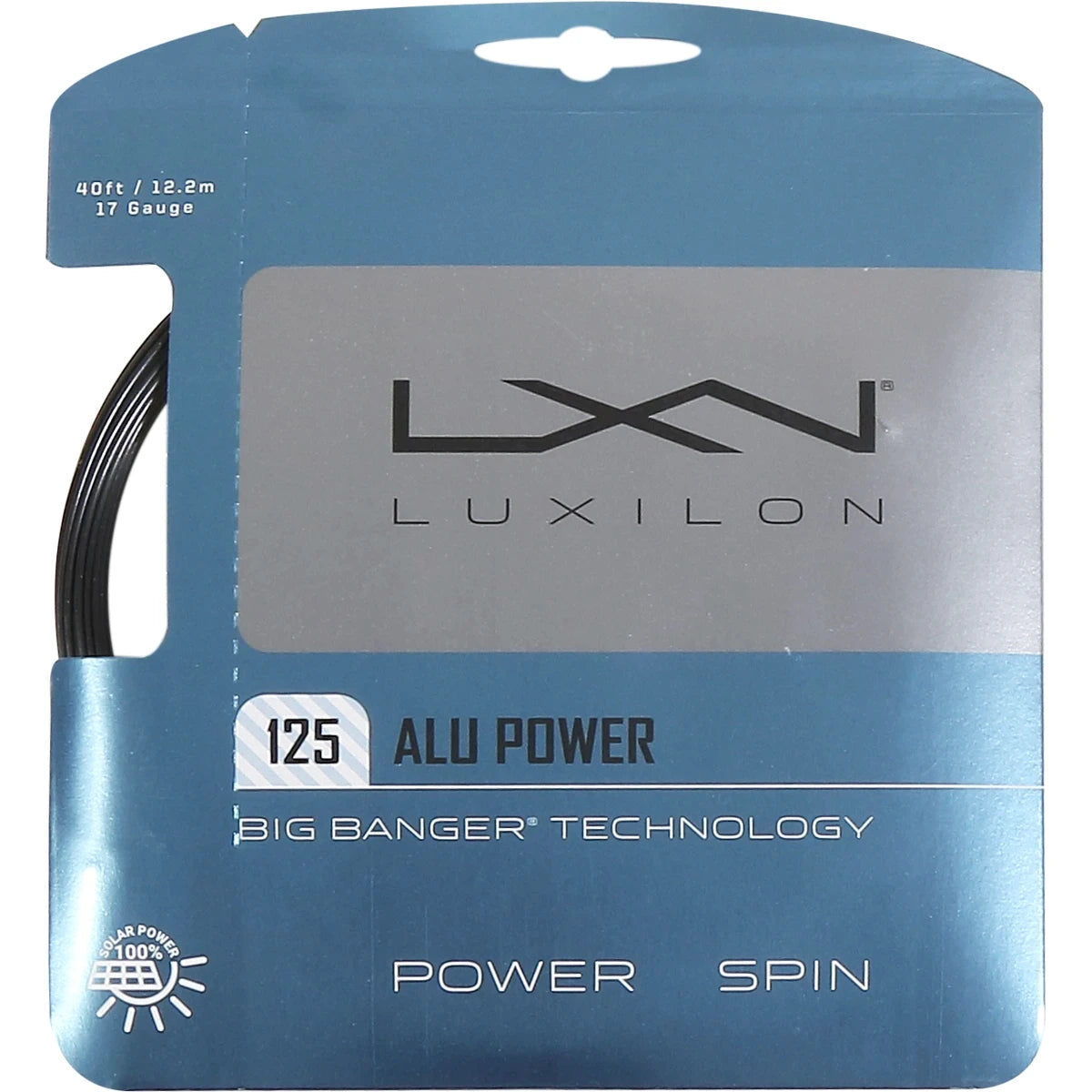 Luxilon Big Banger Alu Power Black String (12 Metres)