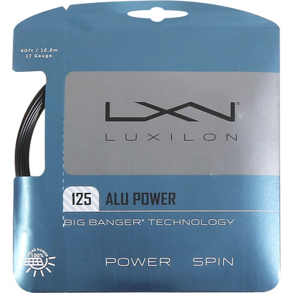 Luxilon Big Banger Alu Power Black String (12 Metres)
