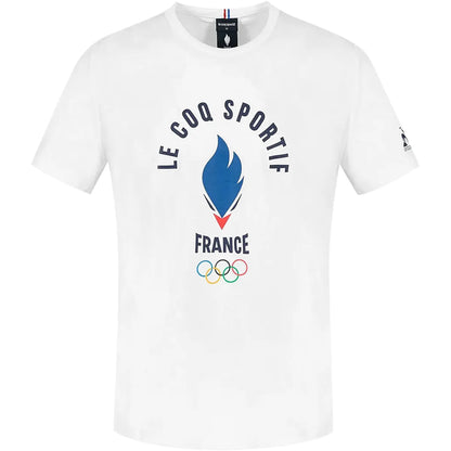 Le Coq Sportif France Olympic Village T-Shirt (1)
