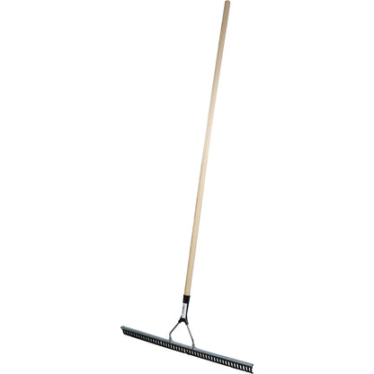 Rubber Rake Width 75 cm with Wooden Handle