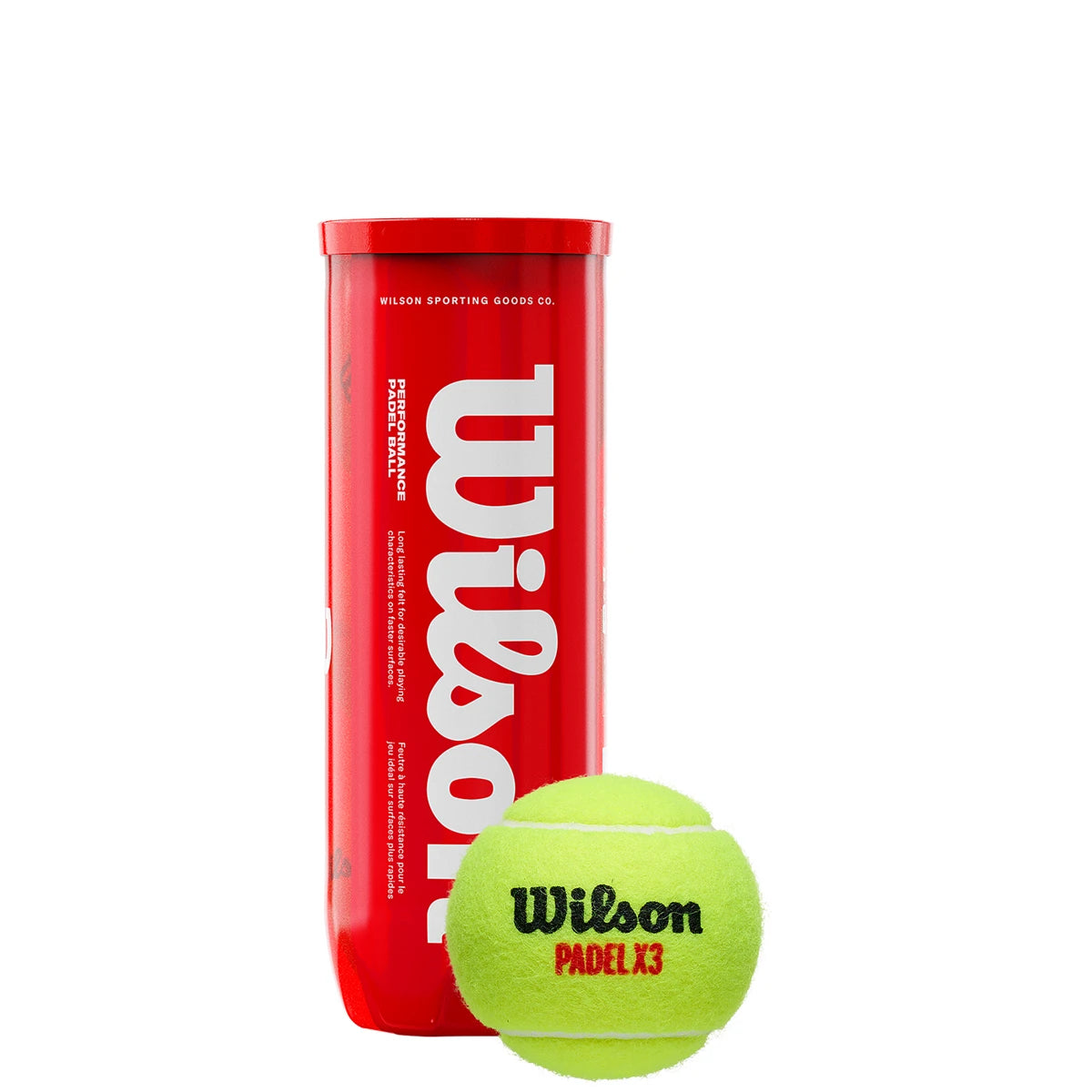 Carton of 24 Tubes of 3 Wilson Padel Balls