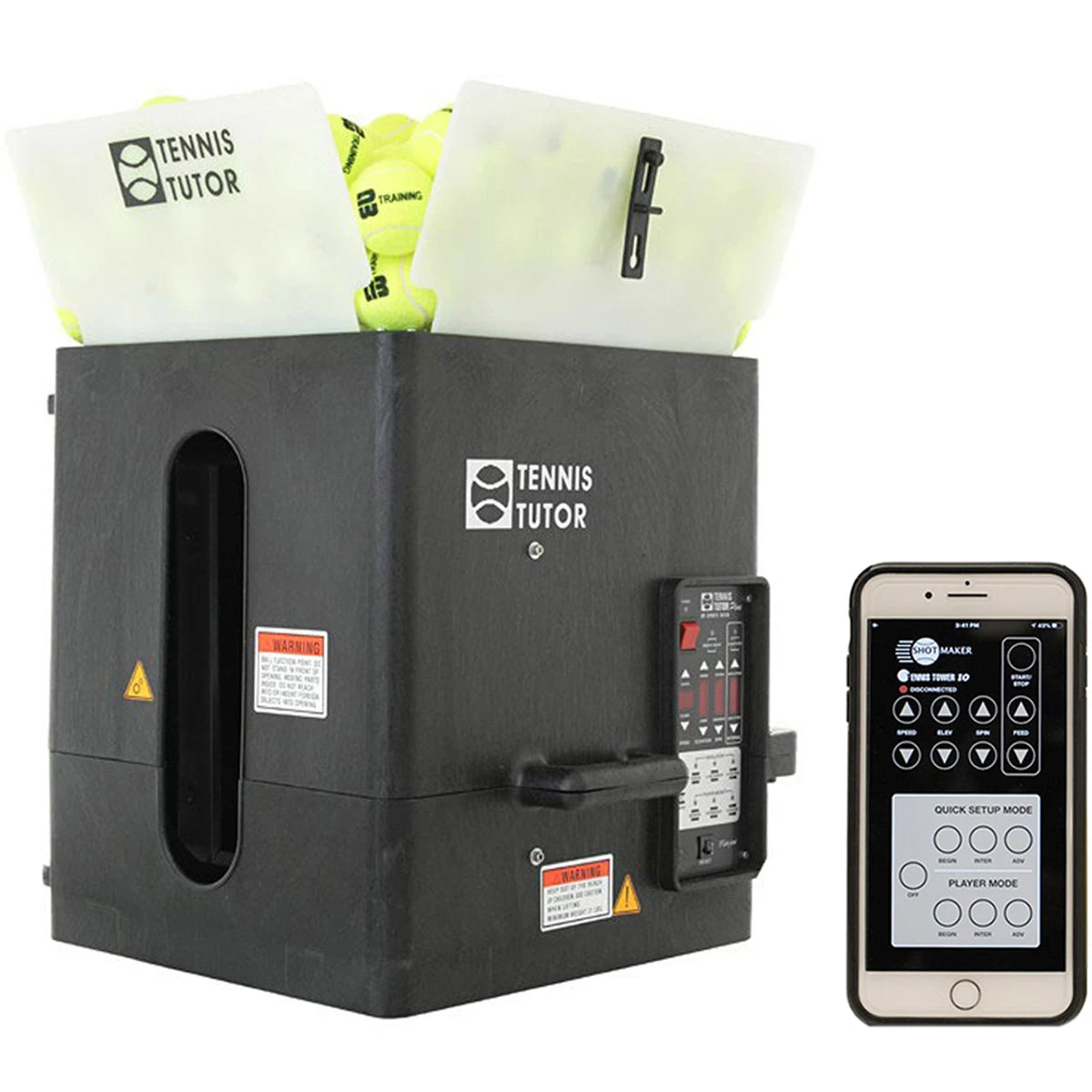 Tutor Plus Player Ball Launcher on 230V Mains Tele Mobile