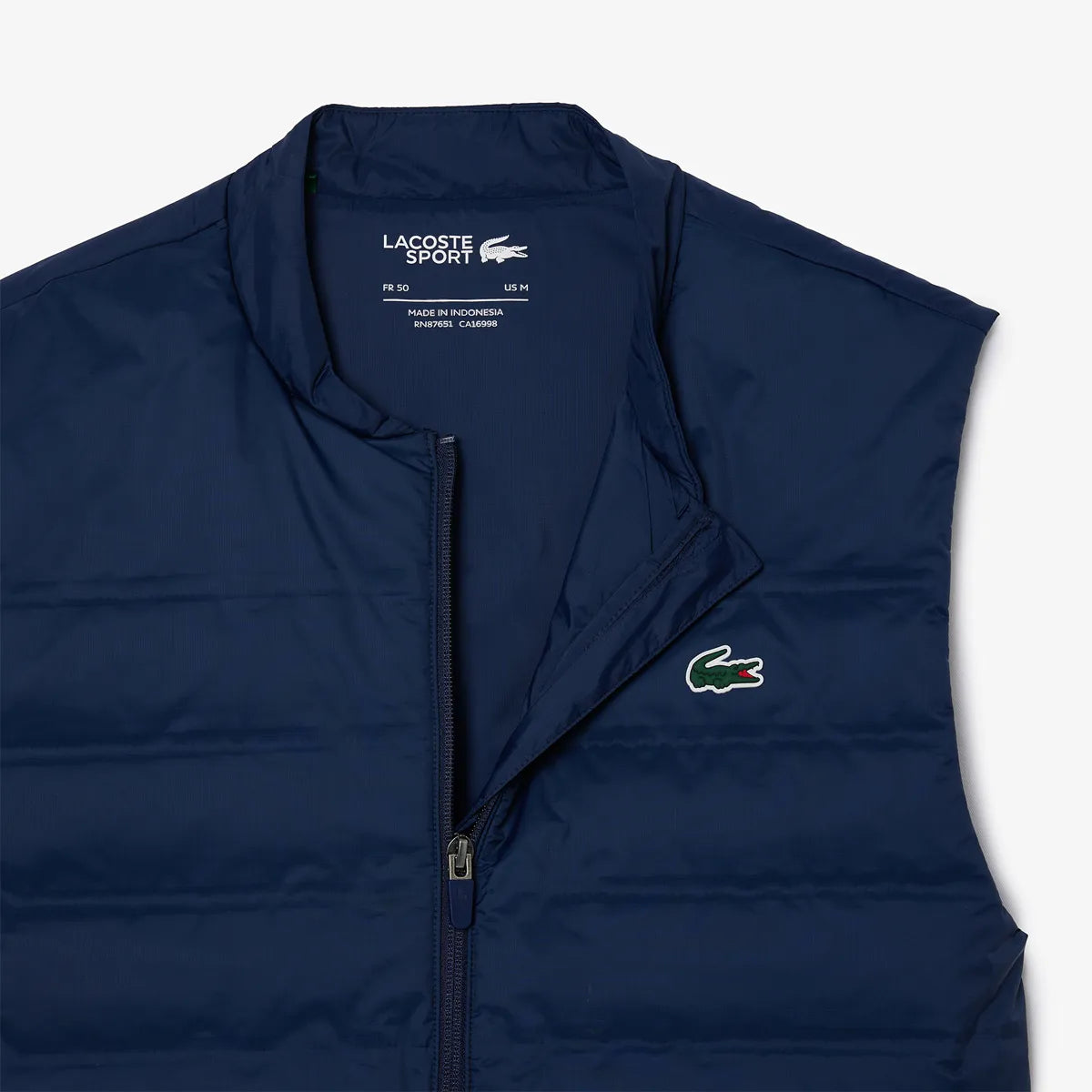 Lacoste Active Performance Fz Sleeveless Jacket