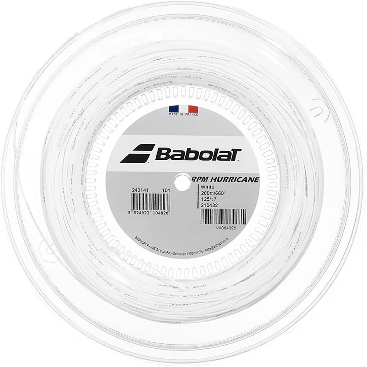 Babolat Rpm Hurricane Reel (200 Metres) (Ex Pro Hurricane Tour)