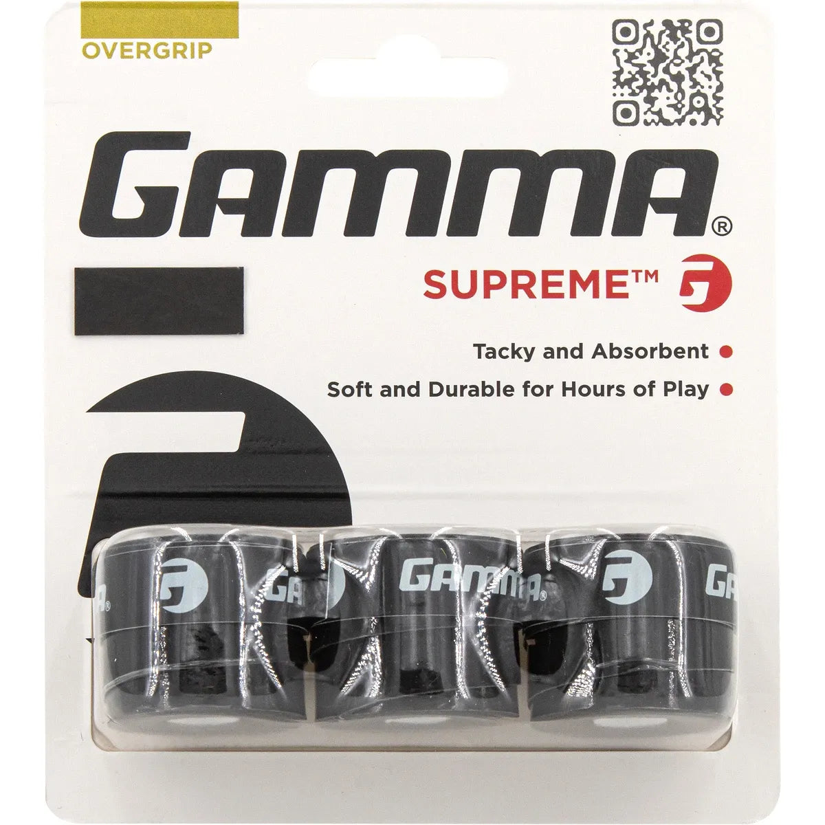 Gamma Supreme Overgrips X3