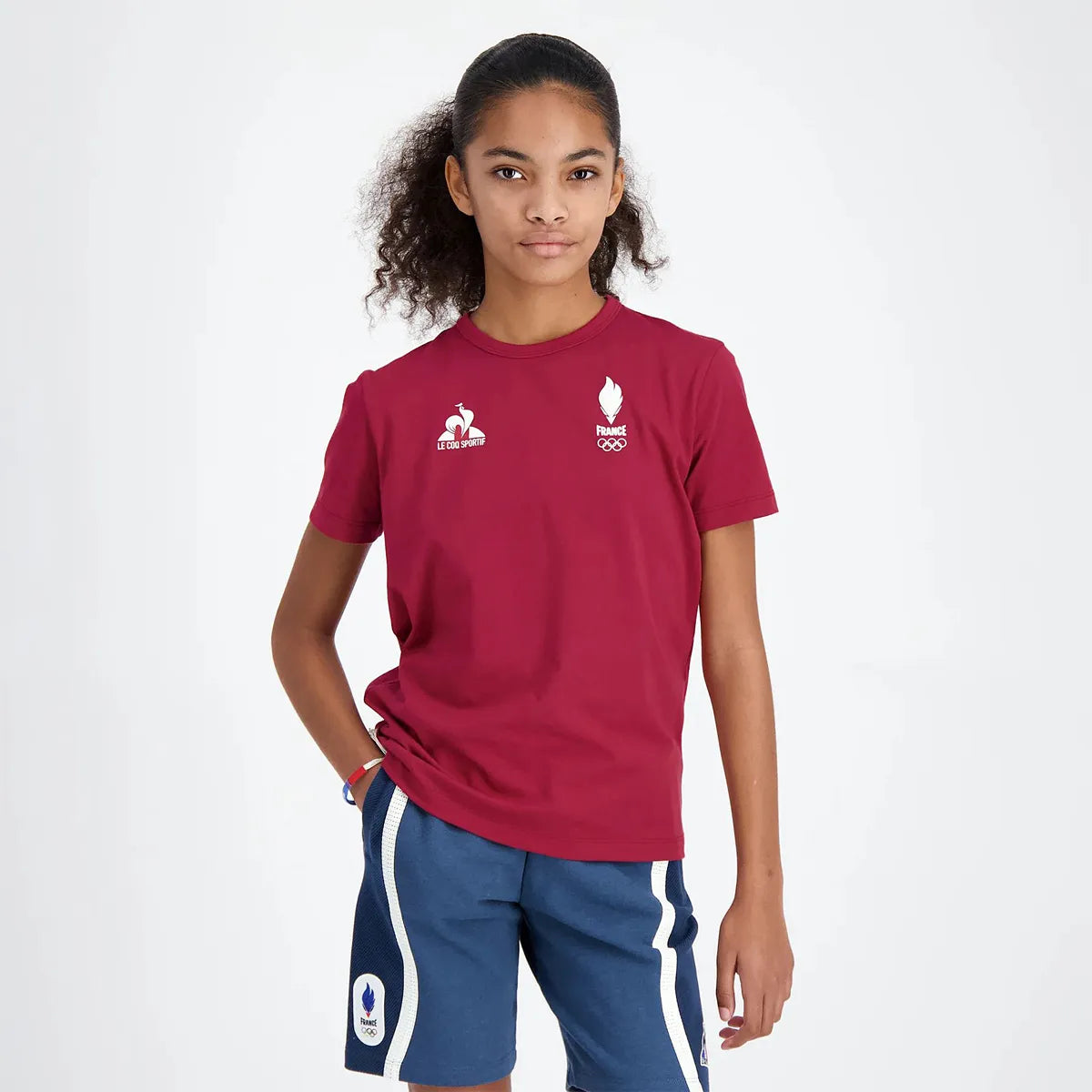 Le Coq Sportif Junior France Olympic Village T-Shirt