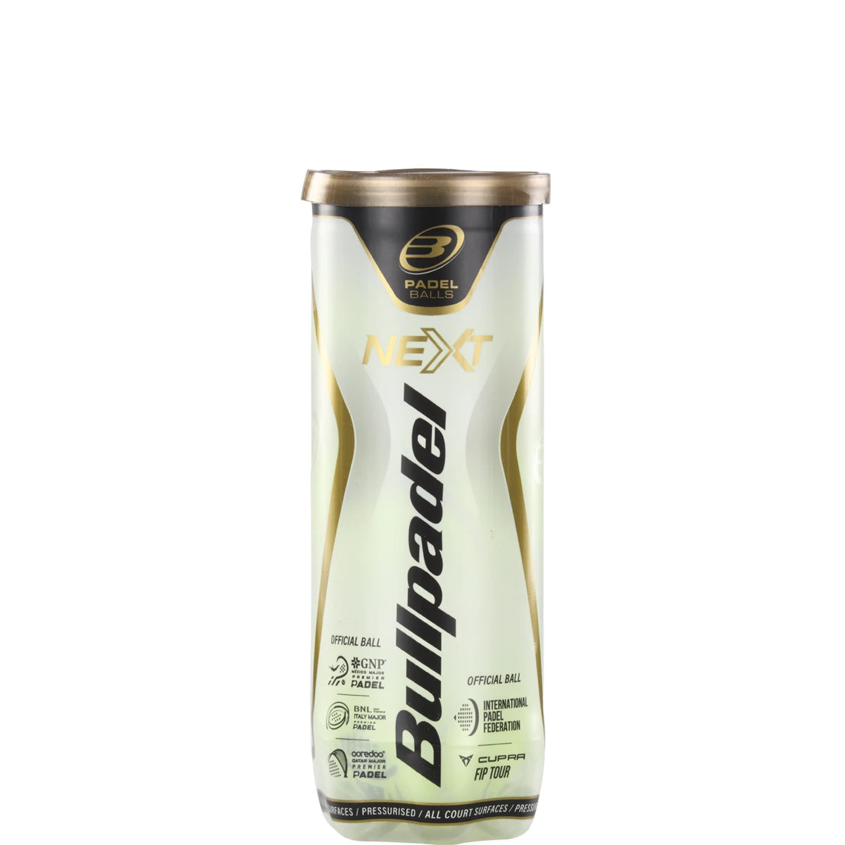 Tube of 3 Bullpadel Fip Next Balls