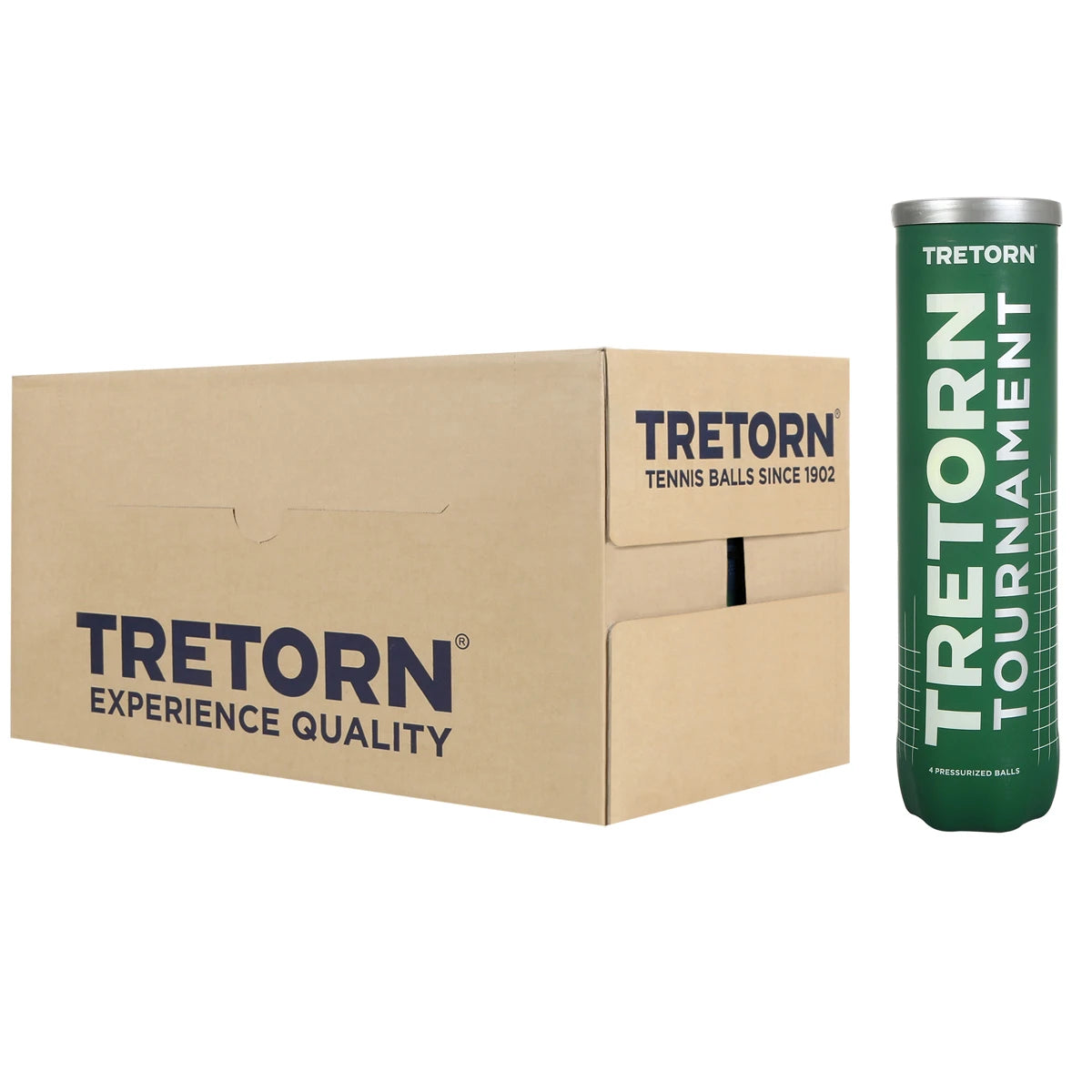 Carton of 18 Tubes of 4 Tretorn Tournament Balls