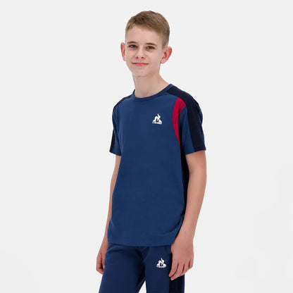 Le Coq Sportif Junior Tricolour T-Shirt
