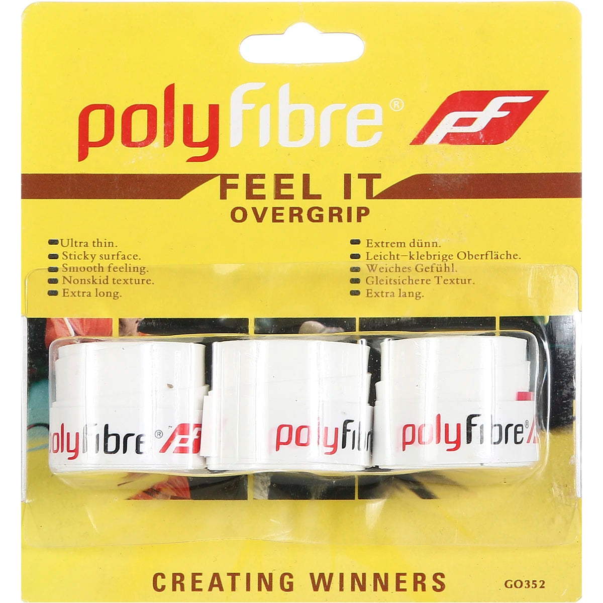 Polyfibre Feel It Overgrips X3