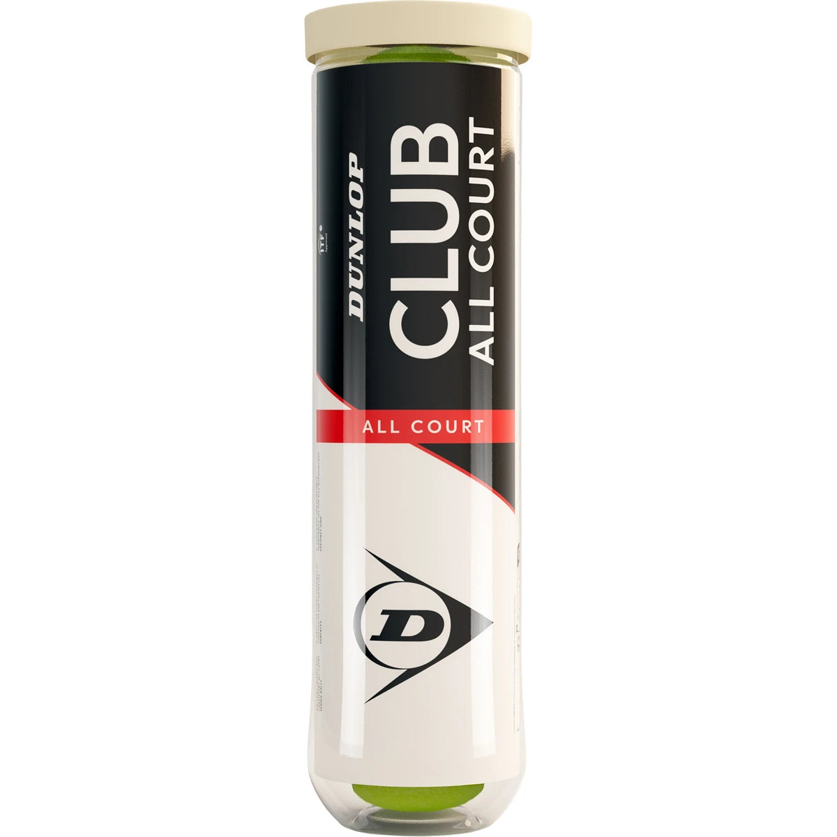 Tube of 4 Dunlop Club All Court Tennis Balls
