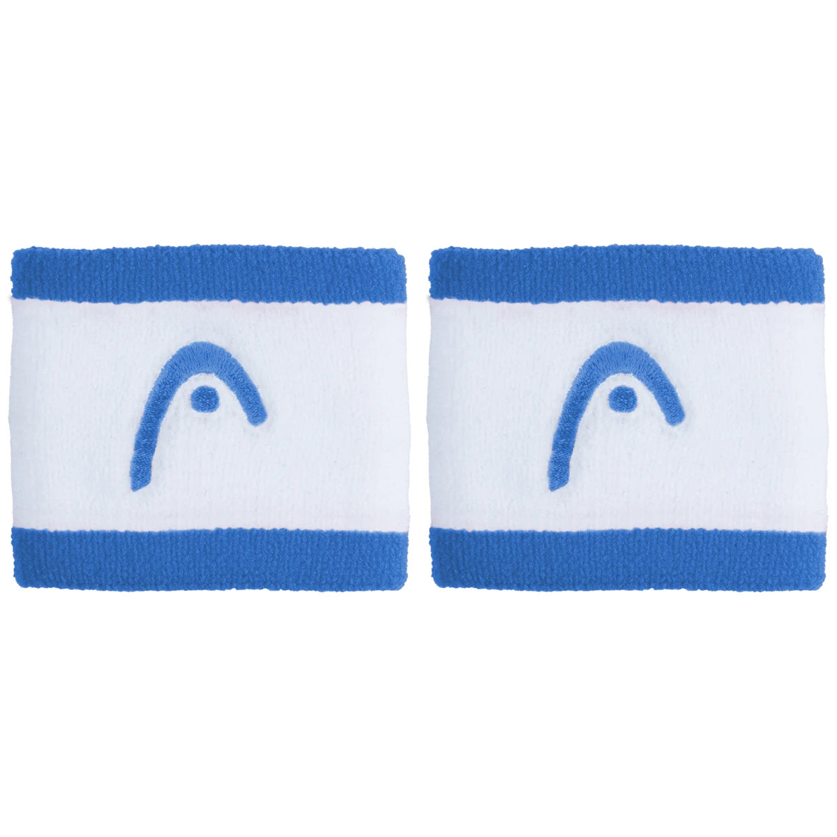 Pair of Head Simple Wristbands Width 2.5"