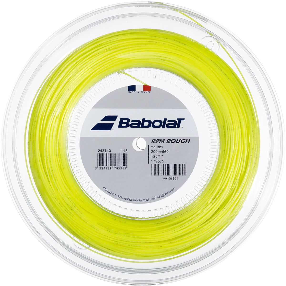 Babolat Rpm Rough Reel (200 Metres)