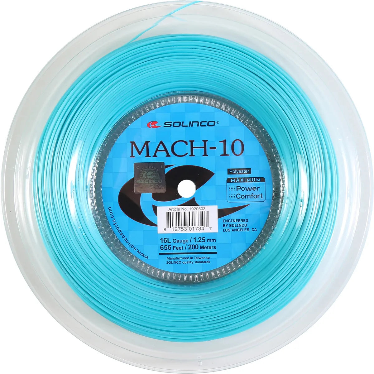 Solinco Mach 10 Reel (200 metres) - Tennispro – TENNISPRO