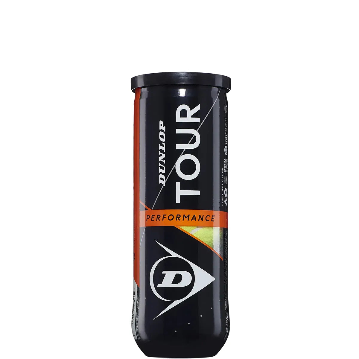 Tube 3 Dunlop Tour Performance Tennis Balls