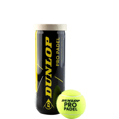 Bipack of 3 Dunlop Pro Padel balls