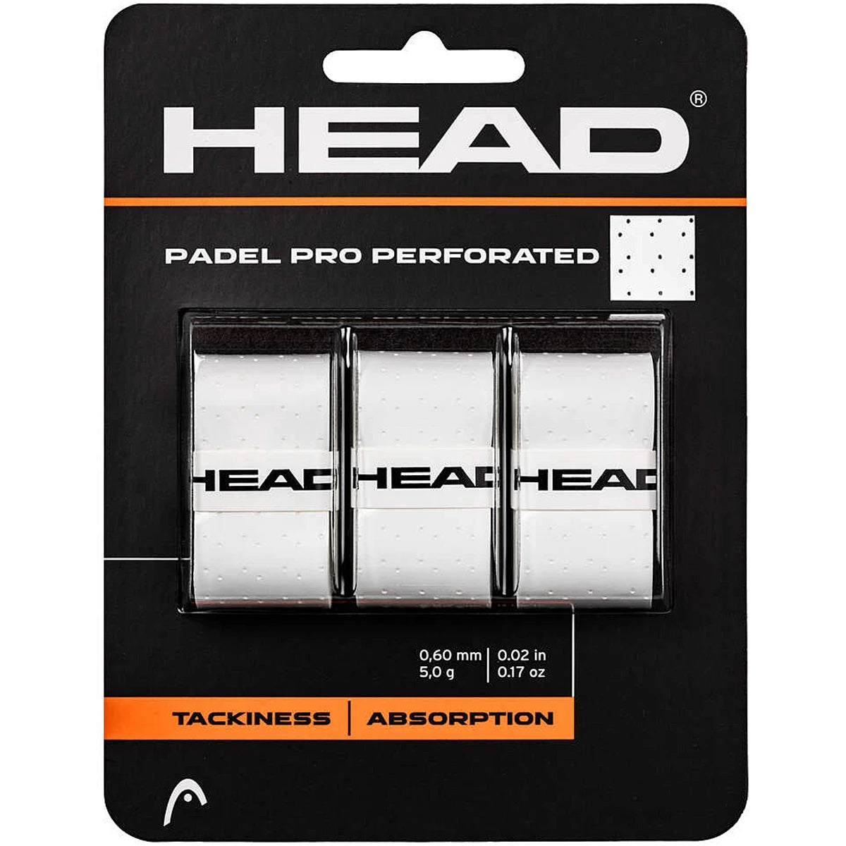 Head Padel Pro Perforated Overgrips X3