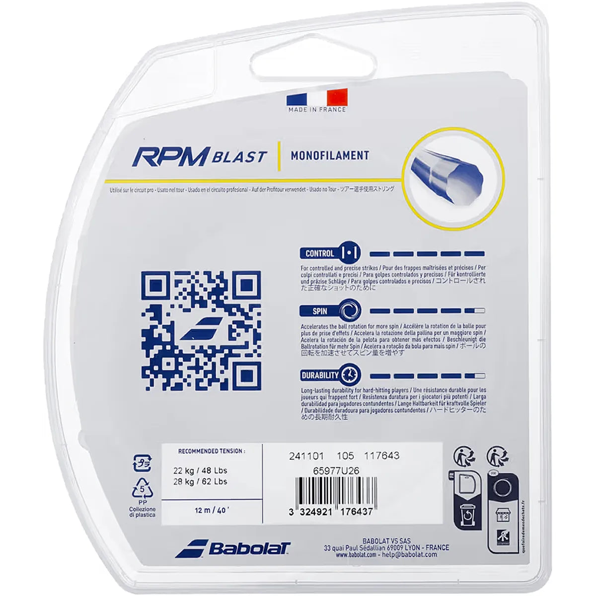 Babolat Rpm Blast String (12 Metres)