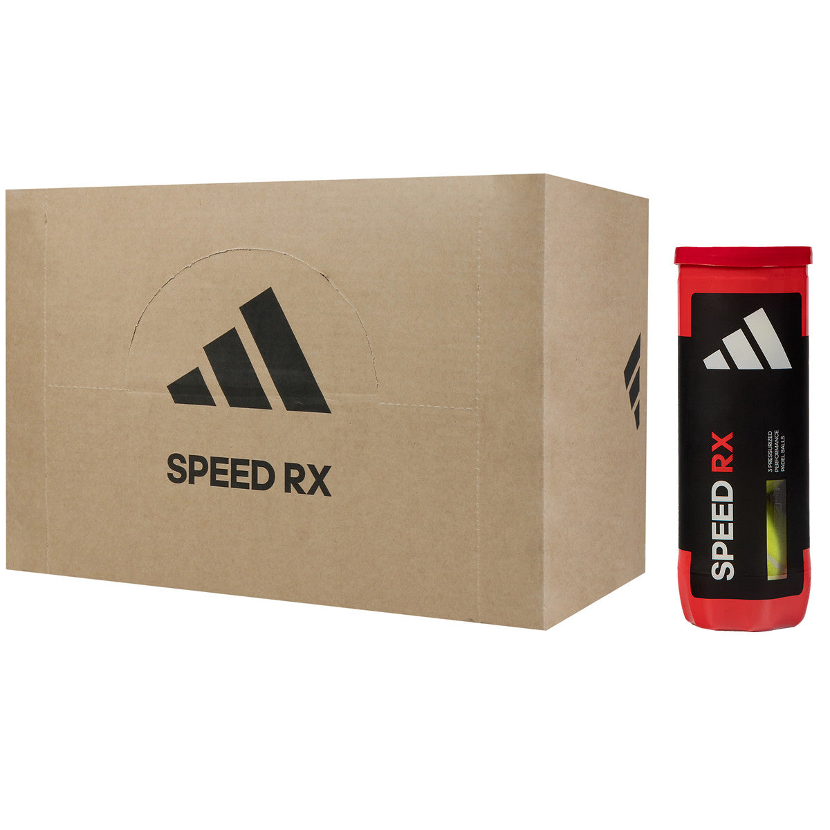 Carton of 24 Tubes of 3 adidas Speed Rx Padel balls