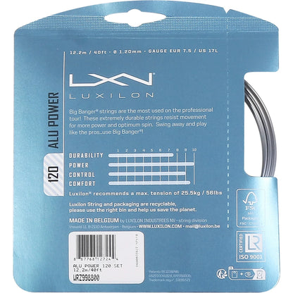 Luxilon Big Banger Alu Power String (12 Metres)