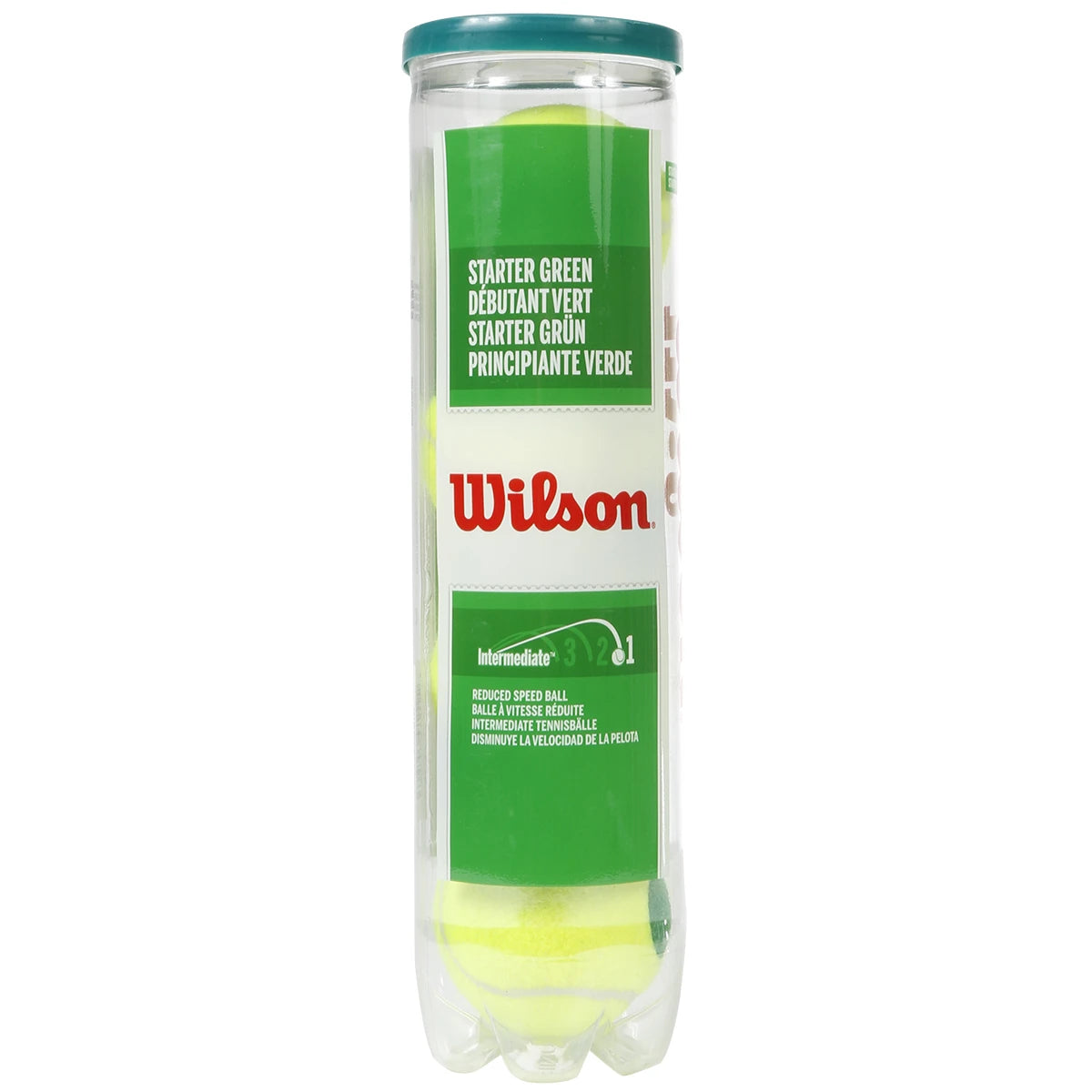 Tube of 4 Wilson Starter Tennis Balls