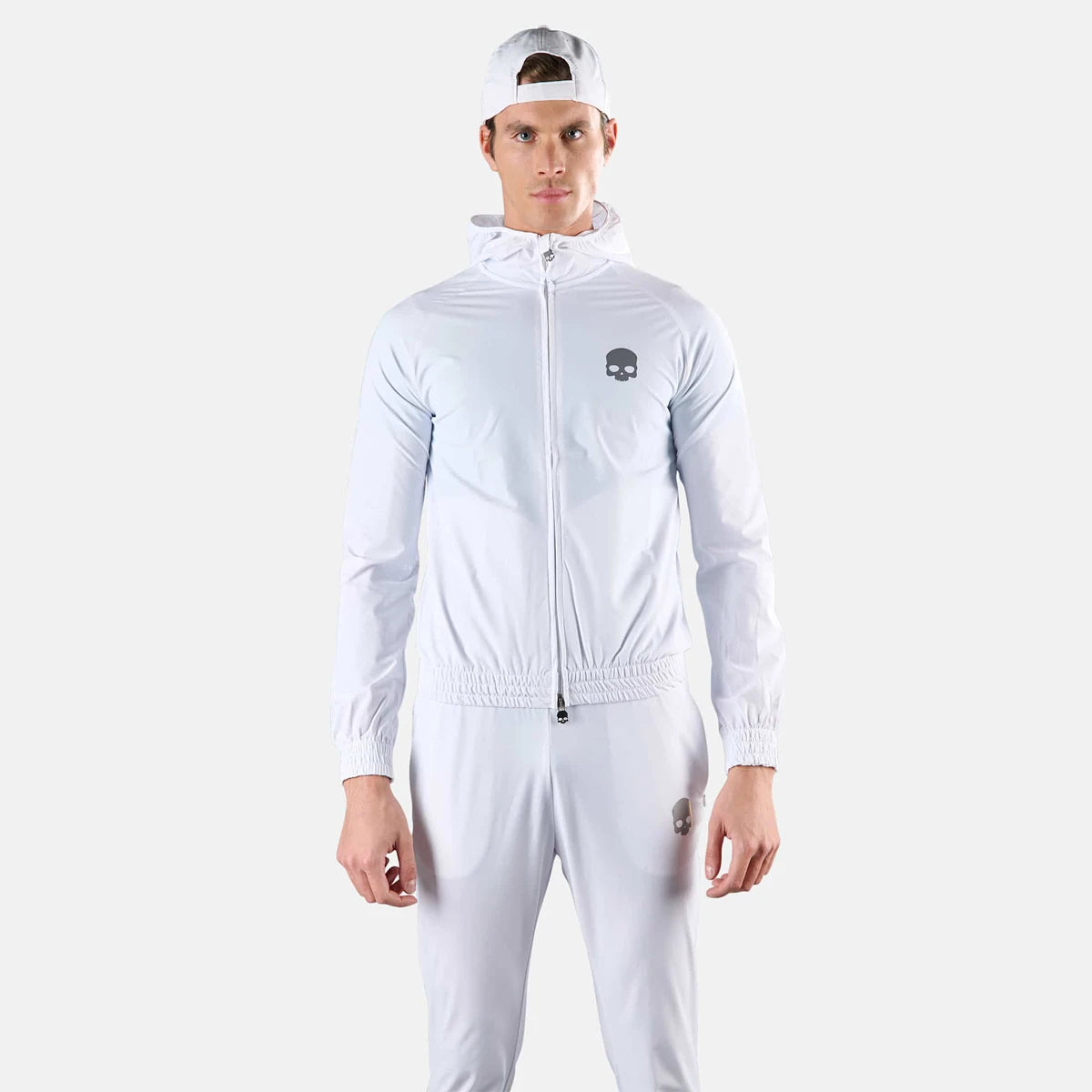Hydrogen Tech Fz Sweat Hoody Zip Skull