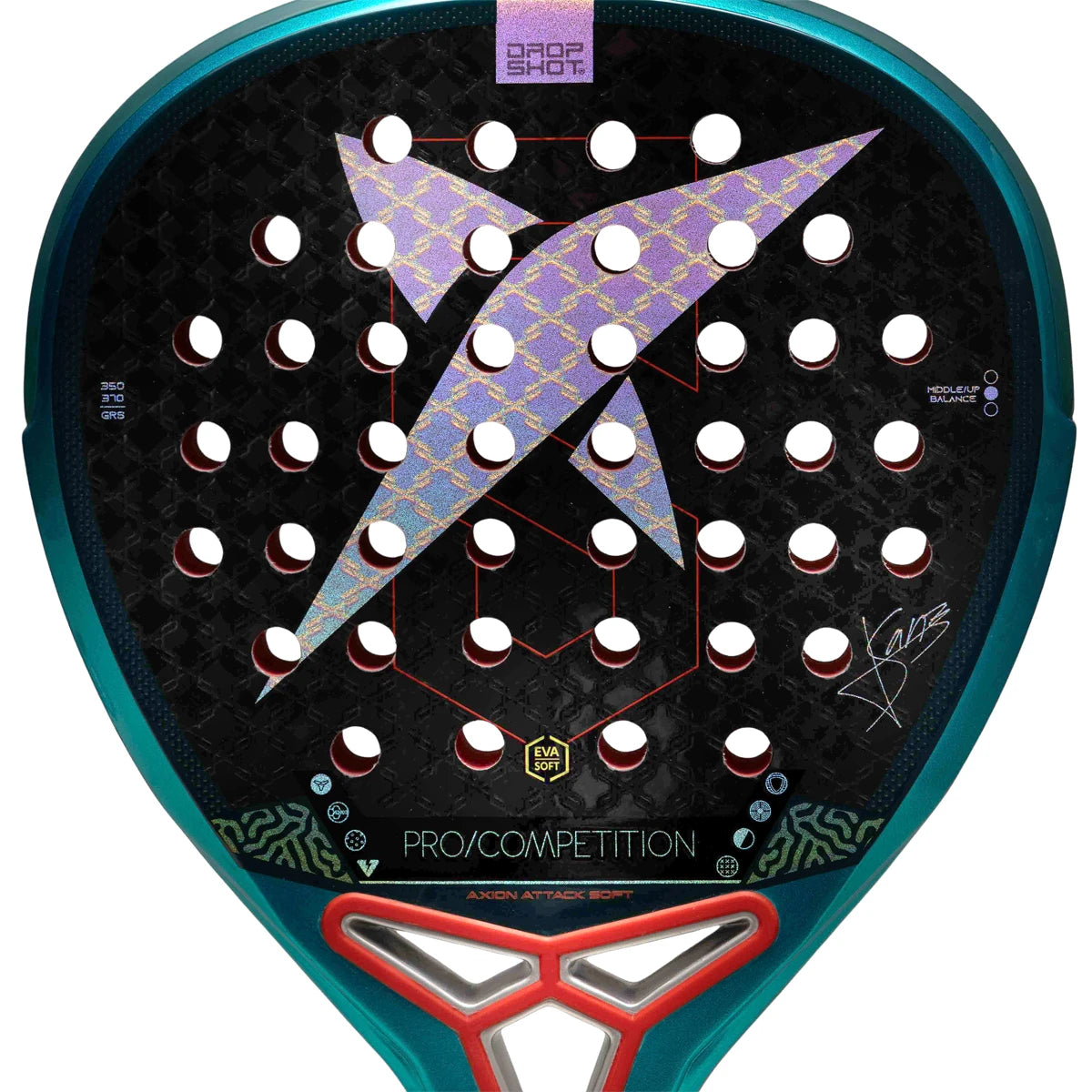 Padel Racket Drop Shot Axion Attack Soft