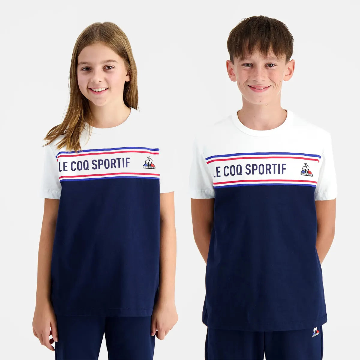 Le Coq Sportif Junior Tricolour T-Shirt