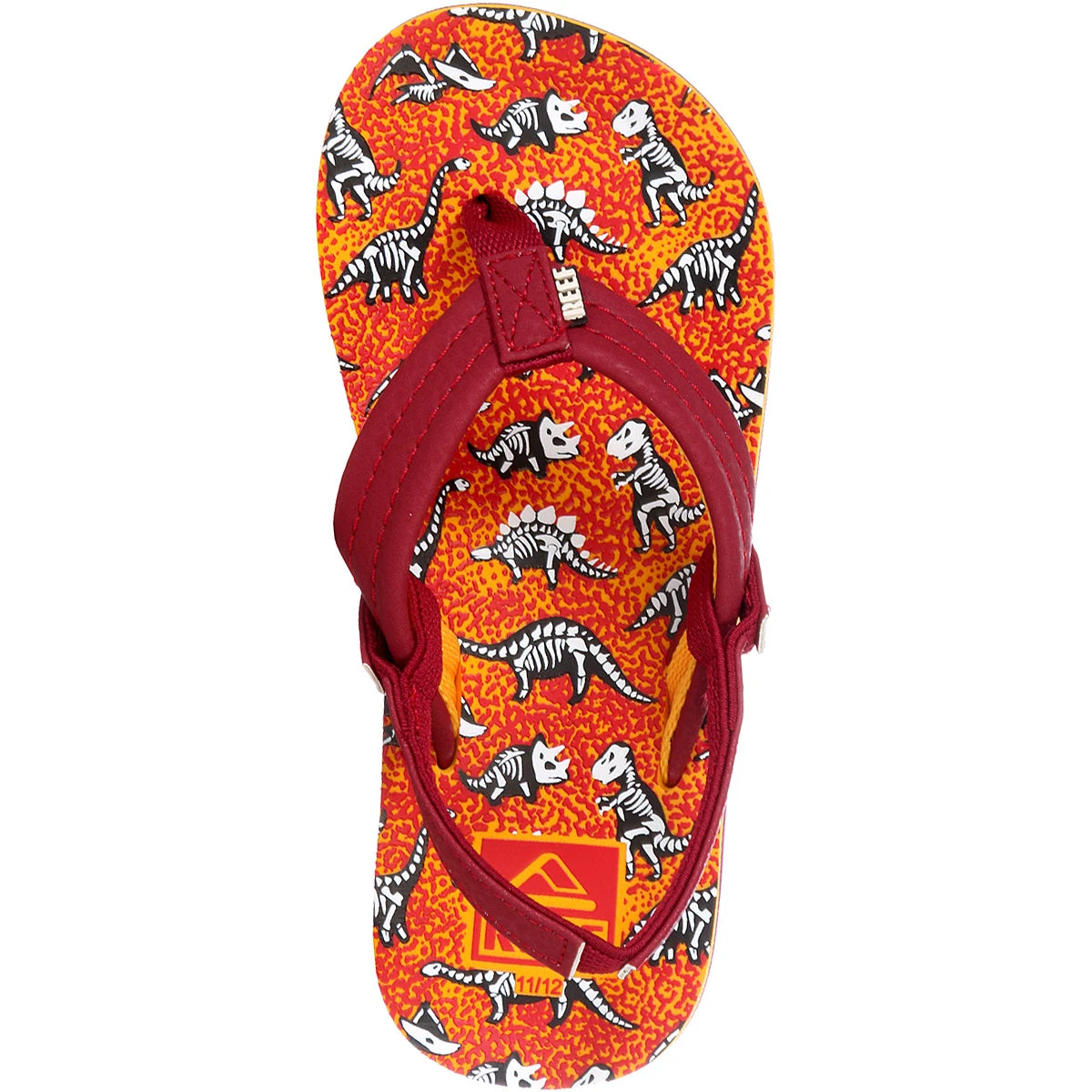Junior Flip-flop Reef Little Ahi Red Dino
