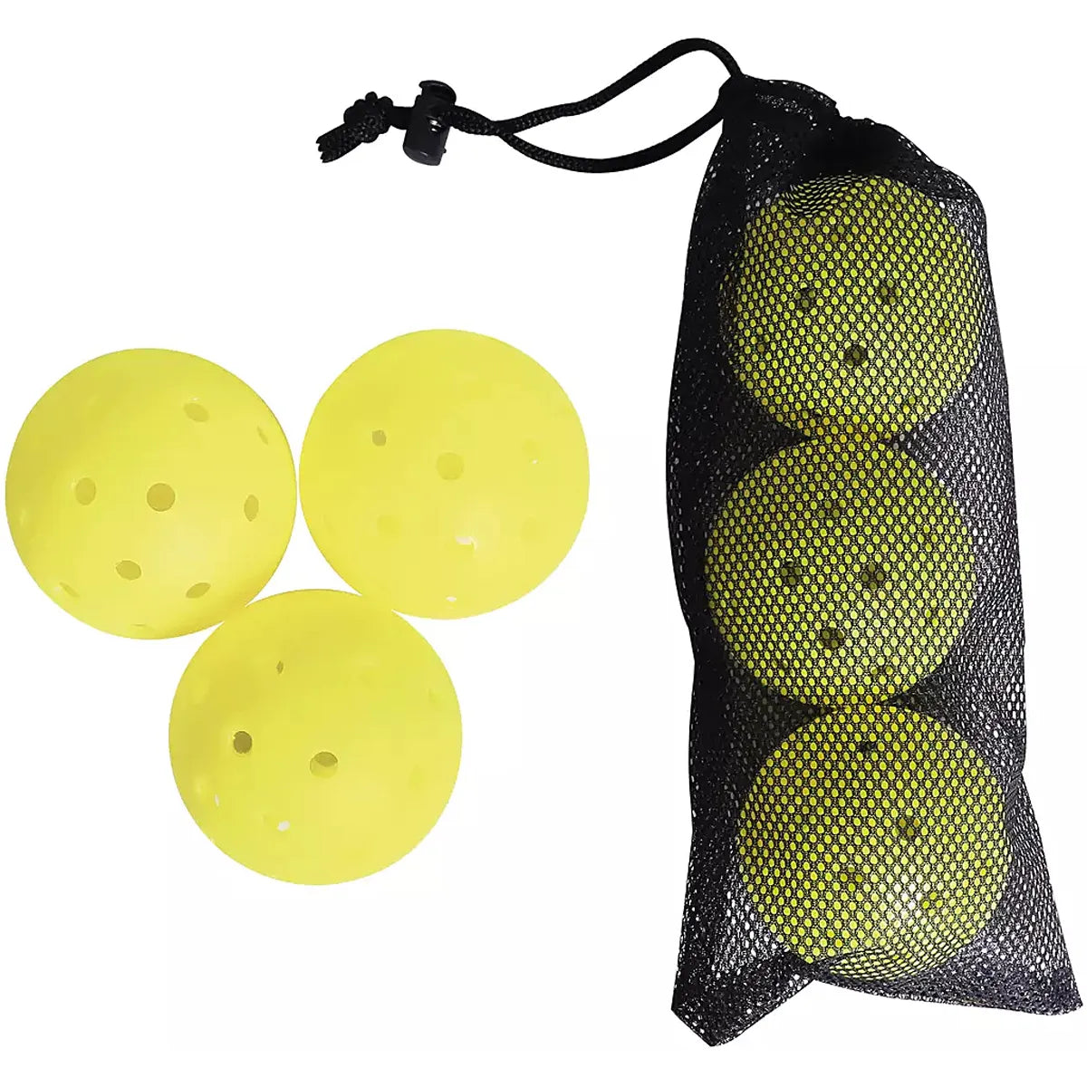 Set of 3 Outdoor Pickleball Balls