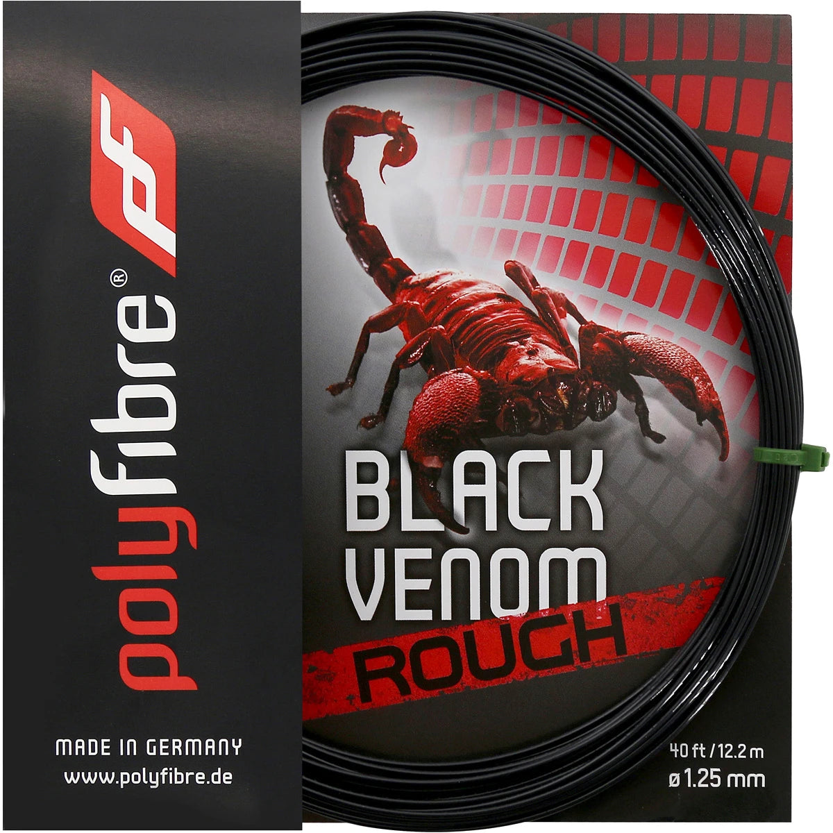 Polyfibre Black Venom Rough String (12.2 Metres)