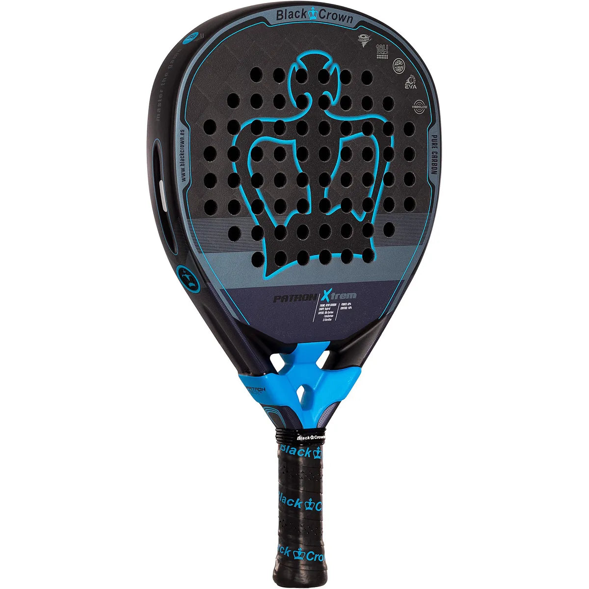 Padel racket Black Crown Patron Xtrem