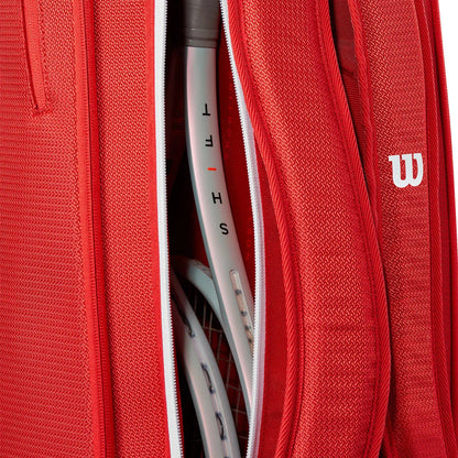 Wilson Super Tour Red 6 Bag