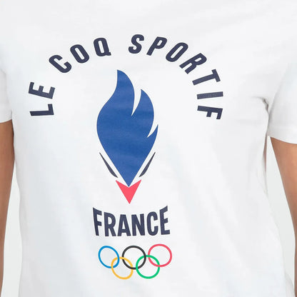 Le Coq Sportif France Olympic Village T-Shirt (1)