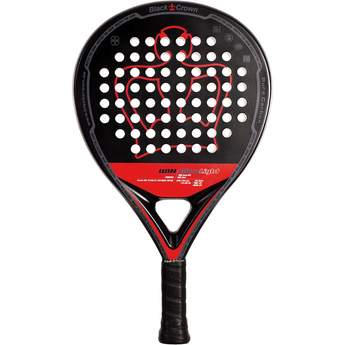 Black Crown Win Ultra Light Padel racket