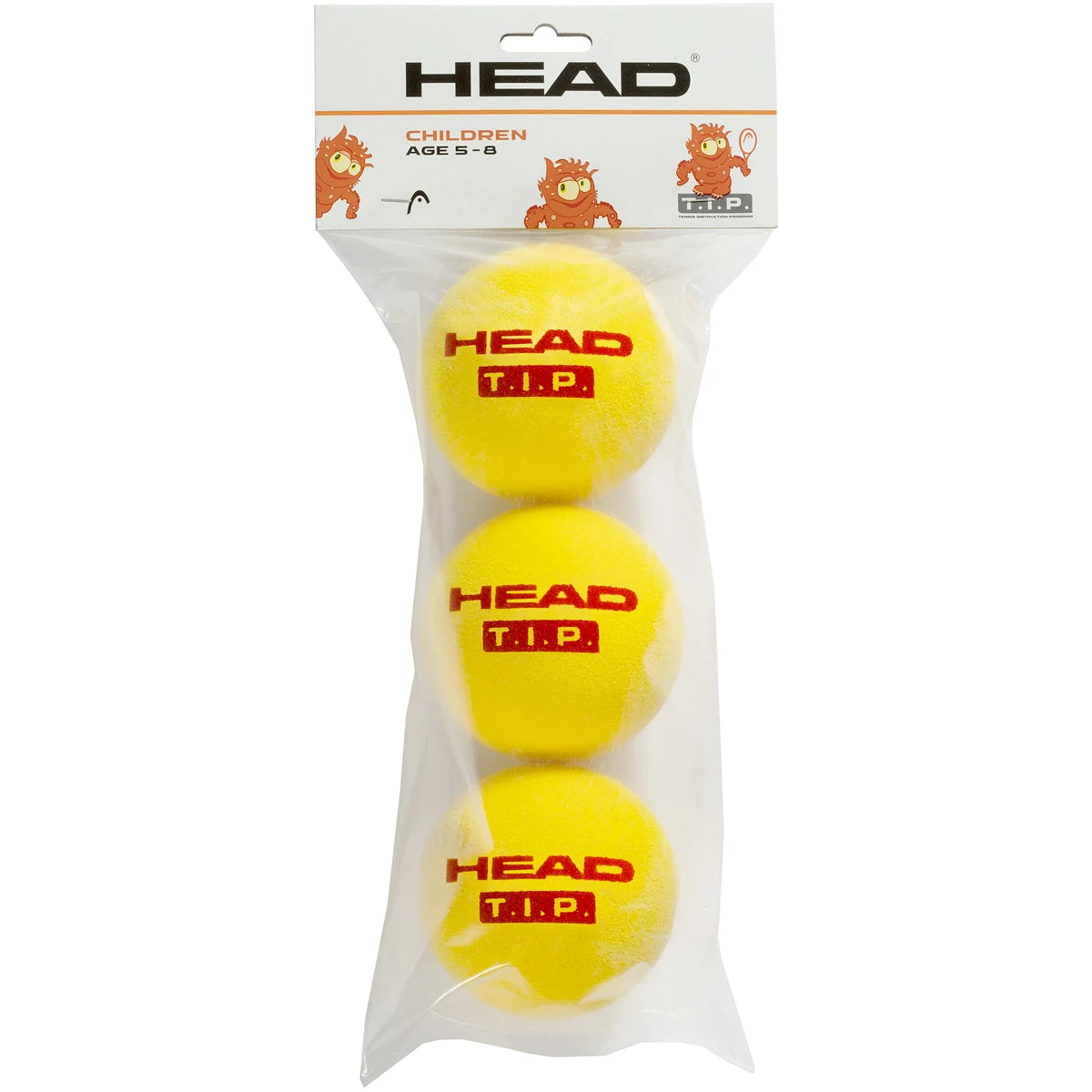 Bag of 3 Head Red Tip Foam Balls