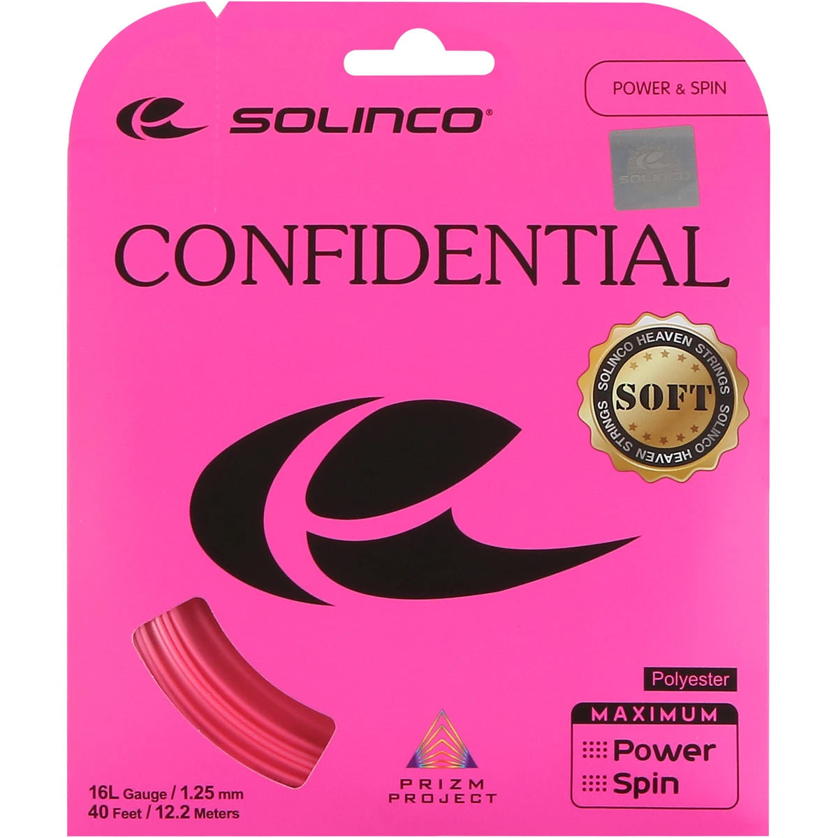Solinco Confidential Soft Pink String (12 Metres)