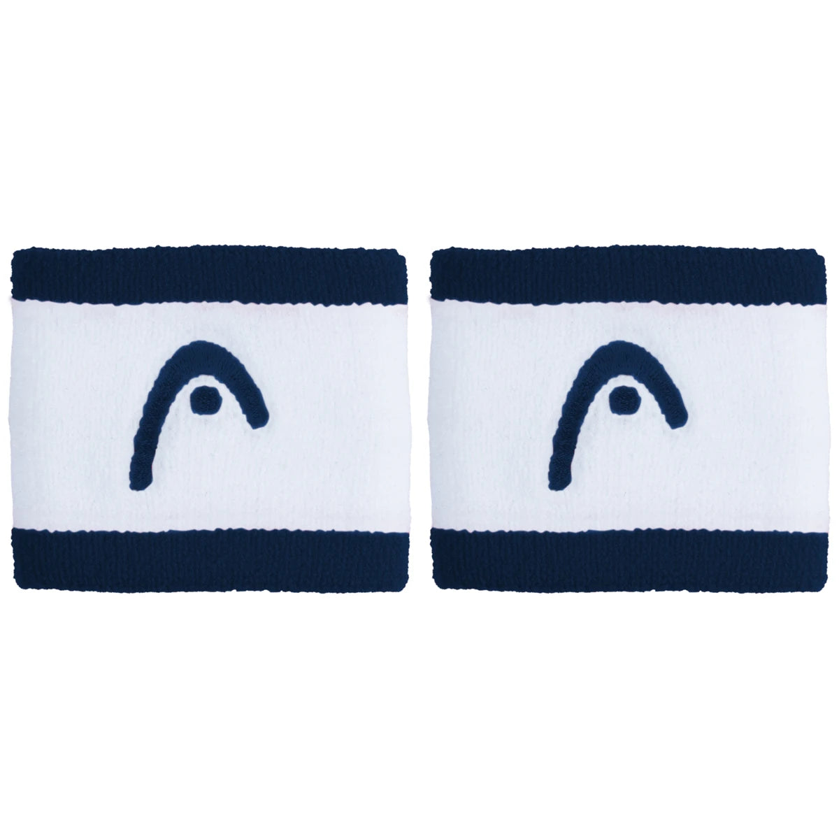 Pair of Head Simple Wristbands Width 2.5"