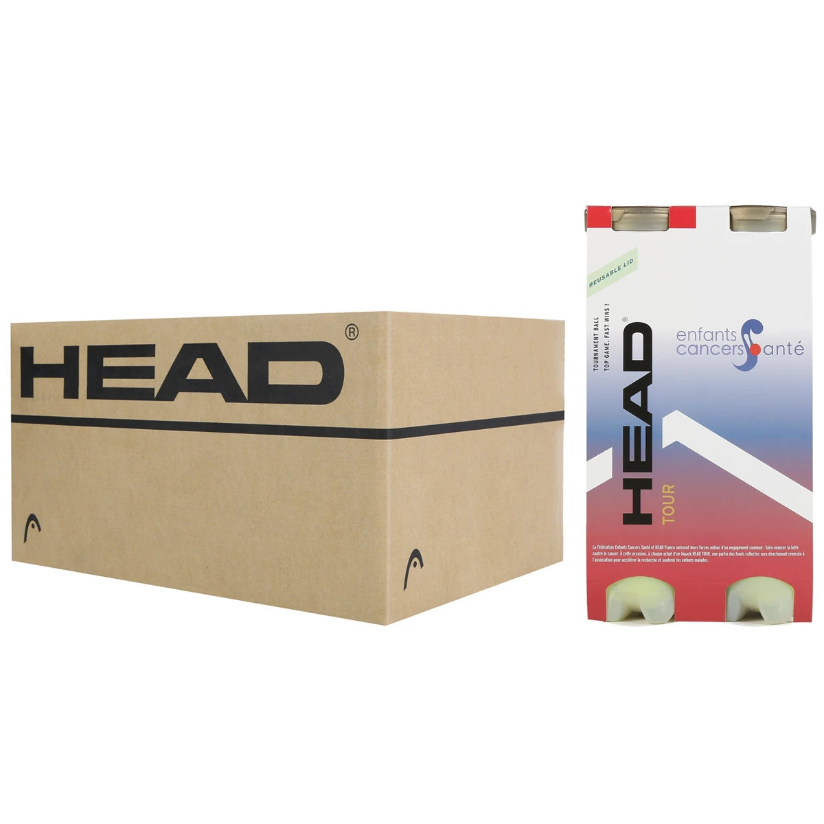 Carton of 18 Bipacks of 4 Head Tour Ecs Balls