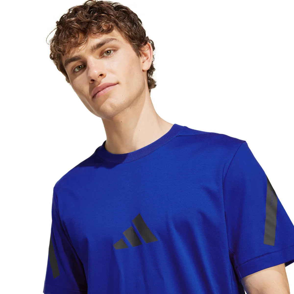 adidas Logo Fleece T-Shirt