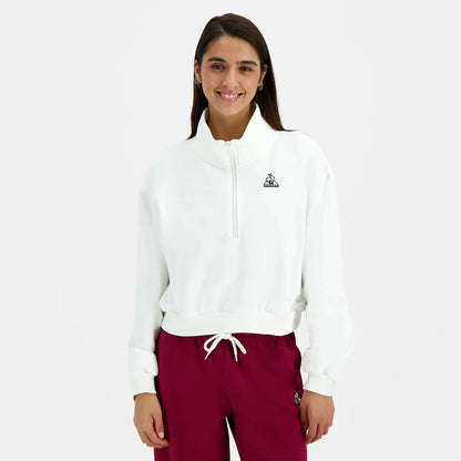 Le Coq Sportif Women's Heritage 1/2 Zip Sweat