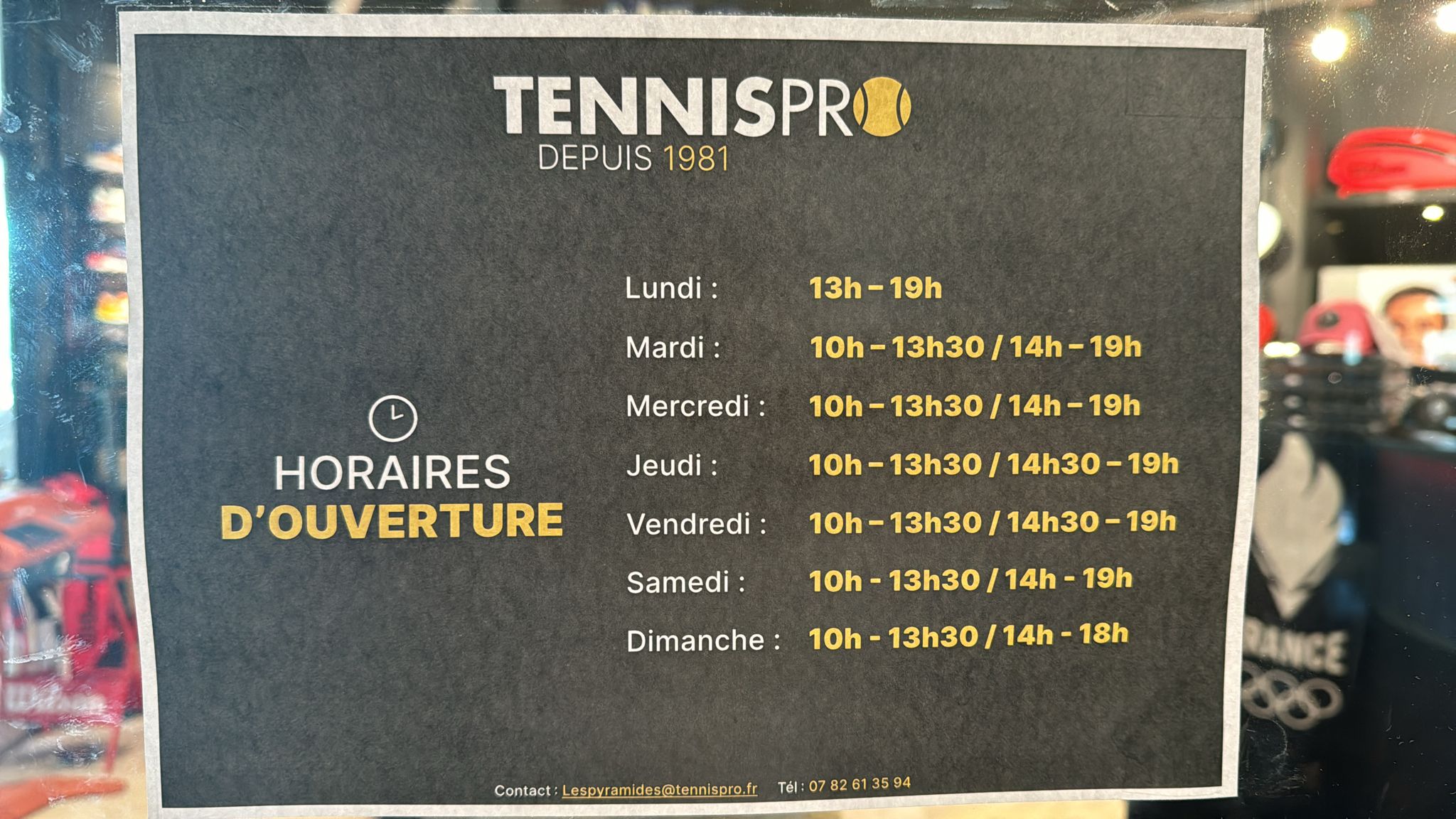 Tennispro Paris Les Pyramides Tennis store